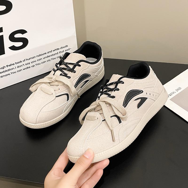 

Super soft retro German training shoes women s 2024 autumn viral trends flat-soled soft-soled Forrest Gump shoes lightweight sports running shoes 35 коричневый