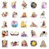 10/30/50pcs Cute  Rapunzel Graffiti Stickers Kawaii Princess Tangled Cartoon Decals Toys DIY Phone Case Suitcase Laptop