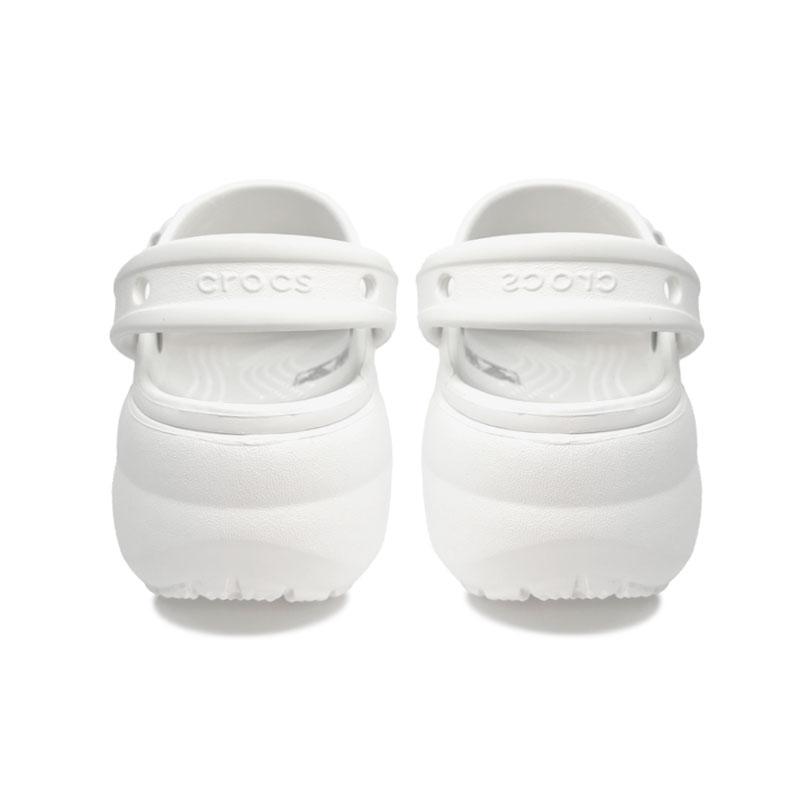 Crocs Classic Platform Clog EVA Retro Fashion Sweet and Simple Hole Shoes Women's White