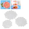 3pcs Resin Casting Mould Laciness Silicone Mould Durable Easy Demoulding Resin Mould Reusable Casting Resin Mould Fruit Plate