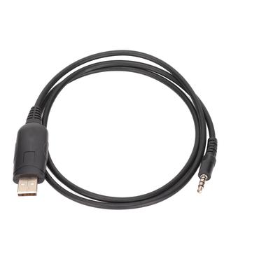 Programming Cable 3.5mm 0.14in Stable USB Write Frequency Cable for EVX‑216 EVX‑530 EVX‑531 EVX‑534 EVX‑539 CT‑106