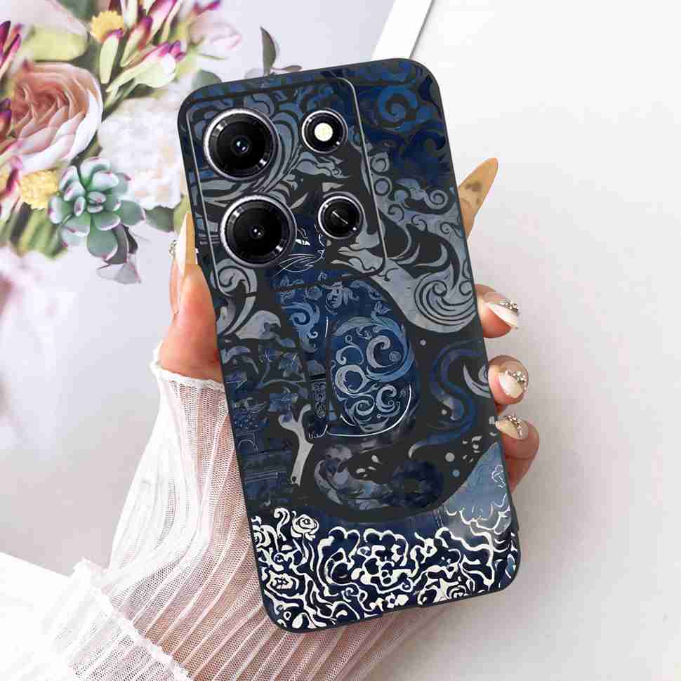 Phone Case For Infinix Note 30i X6716 Stylish Painted Cover For Infinix Note30i Note 30i Soft Silicone Shockproof Cover Fundas