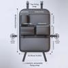 Luxury Car Seat Back Storage Bag Multifunction Backseat Organizer Storage Pocket Wear-Resistant Seat Anti Kick Guard