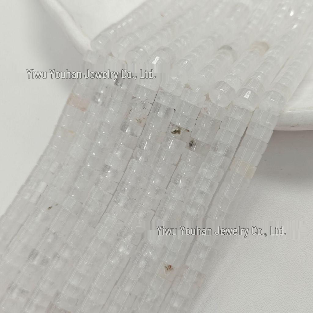 3x6mm Mixed Stone Spacer Beads for DIY Jewelry Making