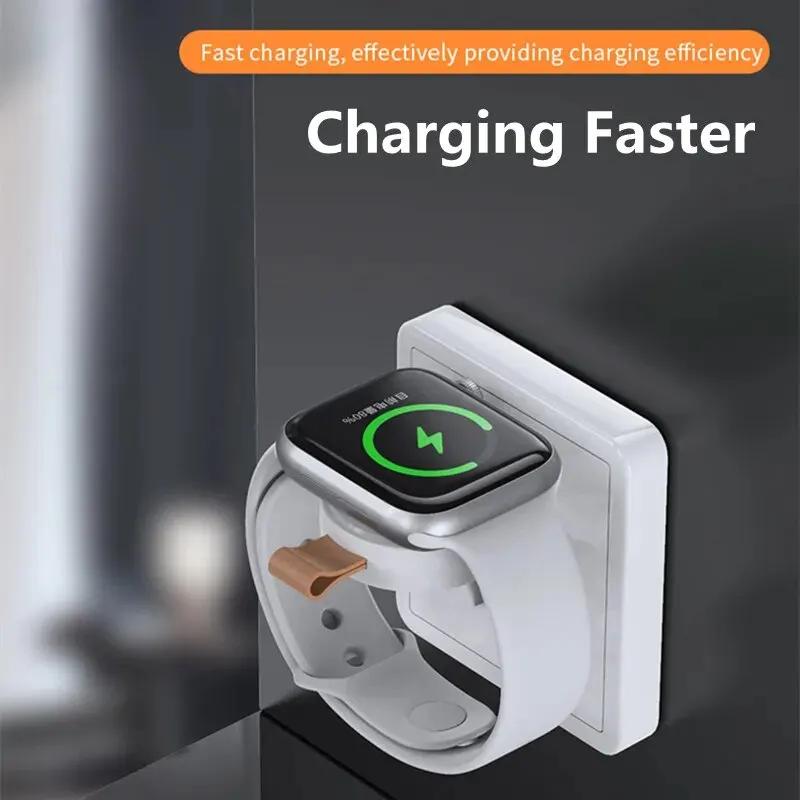 Fast Magnetic Wireless Charger For Apple Watch10 9 8 7 6 5 43 SE Ultra IWatch Dock Adapter Chargers Portable PD Charging Station