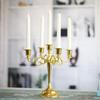 American Style Retro Candlestick Creative Three-headed Five-headed Metal Iron Candle Holder Romantic Dinner Table Decoration