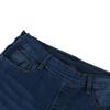 Women's Fashion Color Versatile High Waist Pocket Side Zipper Straight Leg Jeans