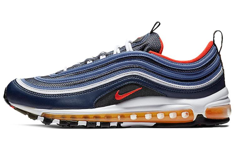 

Nike Air Max 97 Midnight Navy Habanero Red 921826-403 38.5