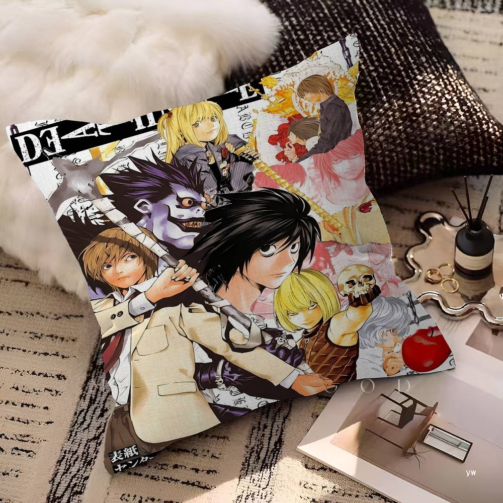 Anime D-Death Note Lucky Dragon Pillow Cover Sofa Cushion Cover Home Room Decoration Children Gift