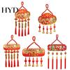 Copper Bell Door Charm Chinese New Year Decoration 2026 of The Horse Sign Traditional Wall Wealth And Happiness Ornament Hanging with Small Bells