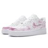 Nike Air Force 1 Petal Rain Song Cushioning Slip Resistant Low Top Skateboard Shoes Unisex White Pink CW2288-111(Team1697-)