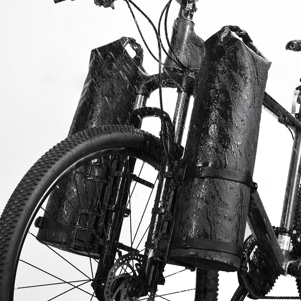 3L 7L Bike Fork Bag Waterproof Roll Top Dry Bag Bicycle Fork Bag Cycle Pack Bike Pannier