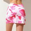 Women's Fashion Camouflage Print Athletic Skort with Pockets Running Tennis Golf Gym Sports Workout Skirt