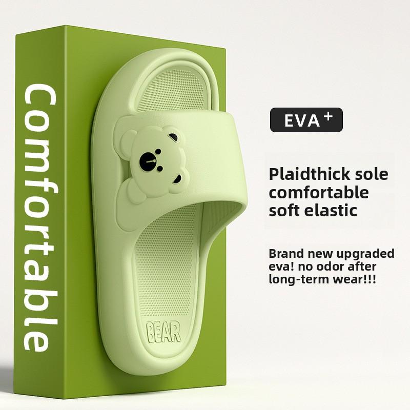 Slippers for Women, Indoor Home Bathroom, Anti Slip, Summer Outdoor Wear, Thick Soled Sandals for Men