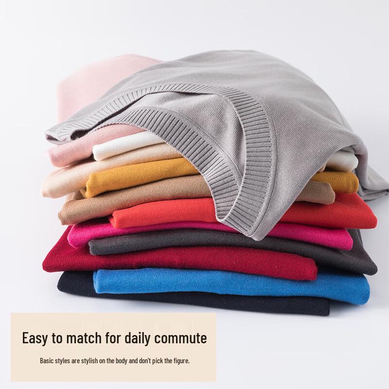 Women's Mulberry Silk Blend Short Sleeve Knit T-Shirt