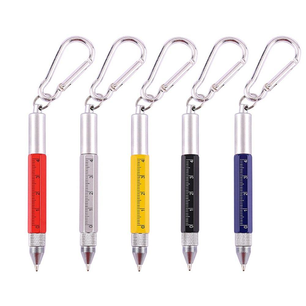 Metal Ballpoint Pen Short Style Capacitive Pen Multi Functional Multitool Pen  Construction Tools