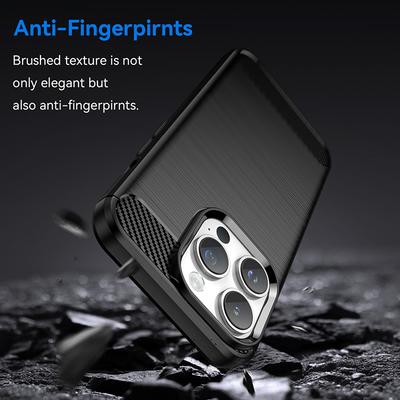 New Carbon Fiber Armor Shockproof Case For Iphone 16 15 14 13 12 11 Pro Max X XR Xs Max 6 7 8 Plus Silicone Soft Phone Cover