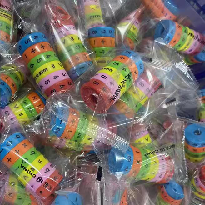 Magnetic Educational Math Wheel: Cylindrical Rotating Cube for Addition, Subtraction, Multiplication, and Division - Early Learning Toy for Kids