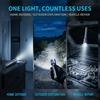 Super-Bright Multi-Functional Flashlight Aluminum Zinc Zinc Alloy Flashlight  Outdoor Portability