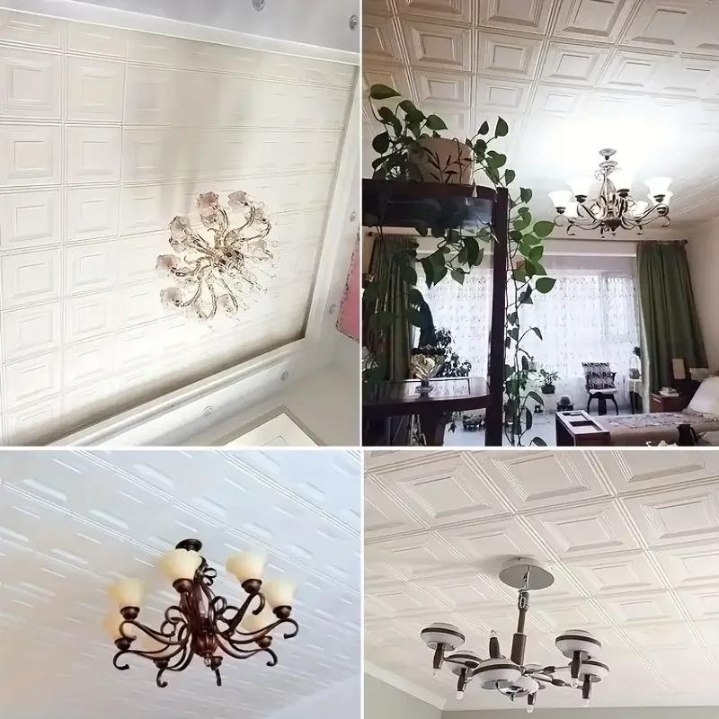Waterproof Wall Stickers Decoration Adhesive Kitchen Decorations 3d Panel Wall Sticker Wallpaper Living Room Sheet Paper Self