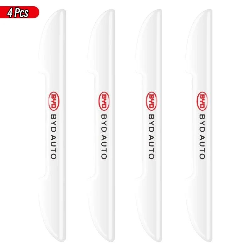 4Pcs Car Door Edge Protection Guards Buffer Trim for BYD Series ATTO 3 YUAN PLUS SEAL Scratch Protector Car Door Crash Bar New