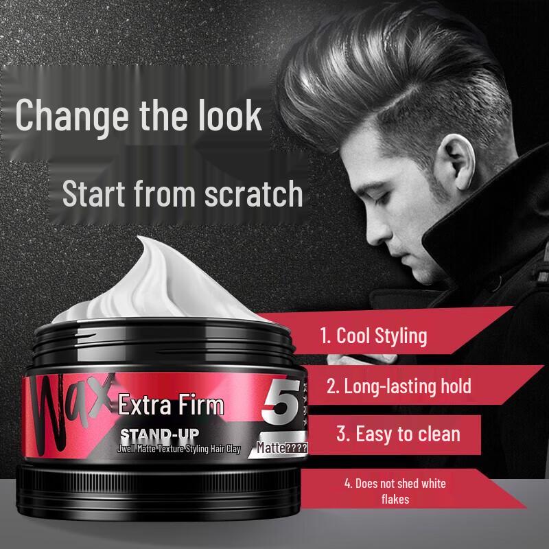 JVR Men's Matte Texture Styling Hair Clay