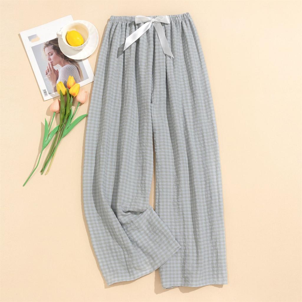 Women's Casual Fashion Sleep Pants Striped Loungewear Pants Wearable As Outerwear High-Waisted Pants