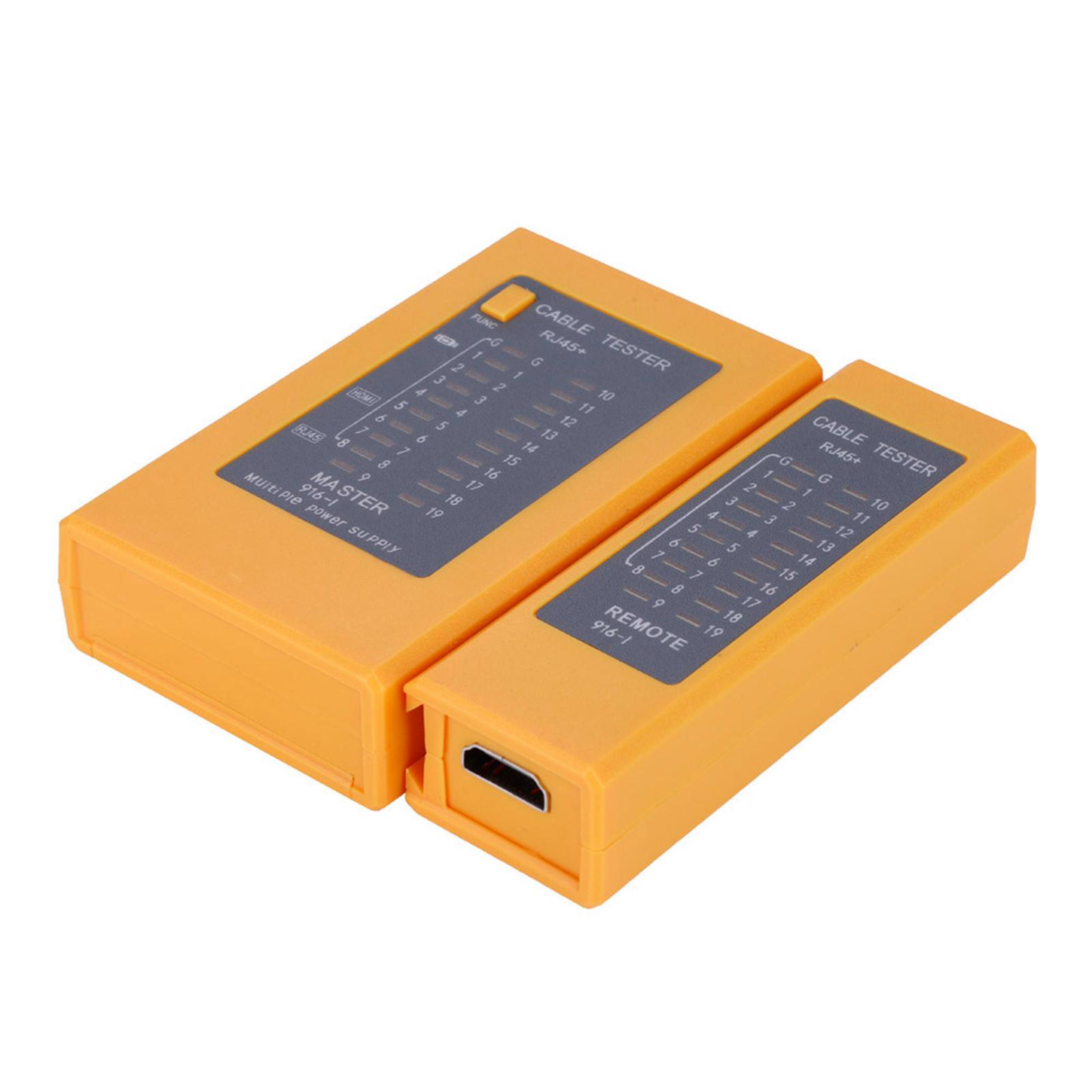 

HDMI Цифровой кабель высокой четкости Тестер Портативный Тестер кабелей RJ45 Трассировщик