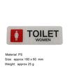 Male and Female Toilet Signage Sign Restroom Label WC Door Signs Men Women Bathroom Indicator for Mall Shops Cafe Home House