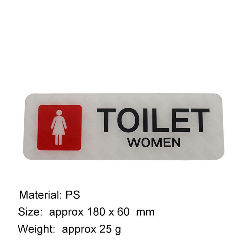 Male and Female Toilet Signage Sign Restroom Label WC Door Signs Men Women Bathroom Indicator for Mall Shops Cafe Home House