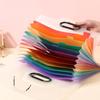 Large Capacity A4 File Folder Accordion Style Documents Organizer Rainbow Folder  Office Student
