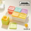 Silicone Multi-Compartment Food Storage Container with Tray
