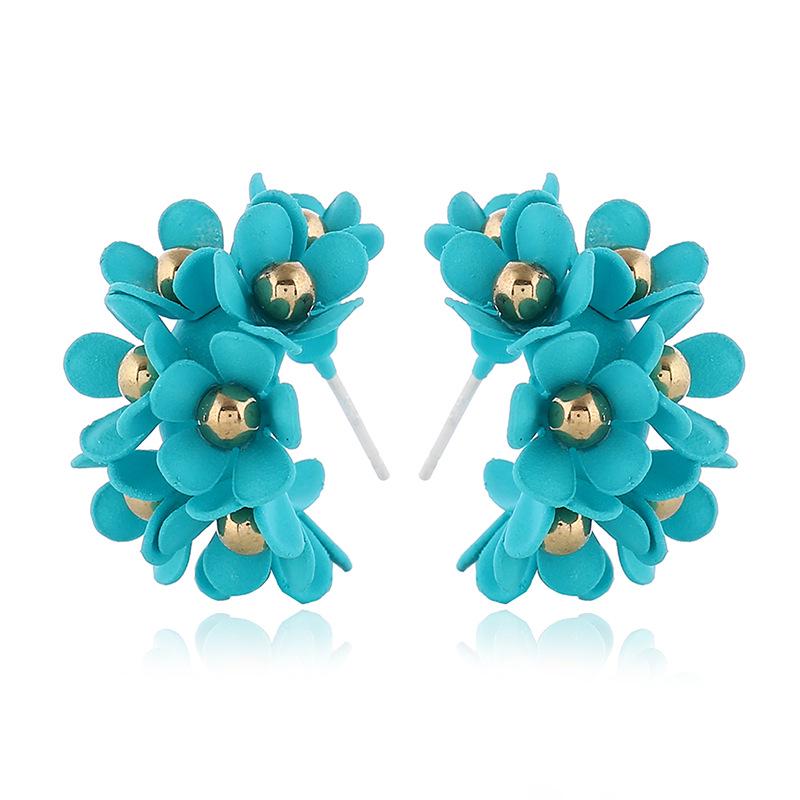 Modern Cross-Border Geometric Earrings: Bold, Simple Iron Sheet Design
