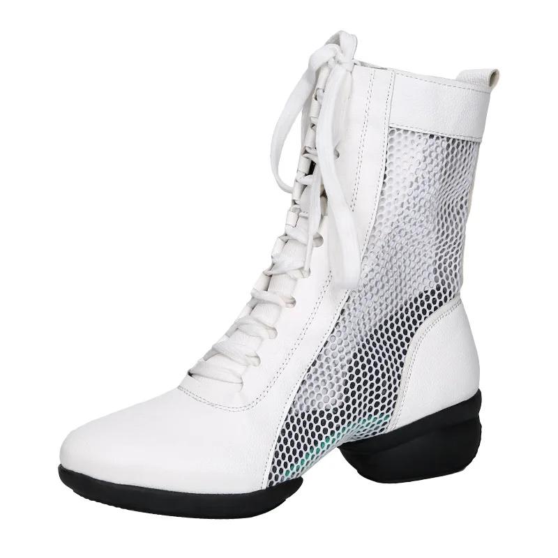  High Quality Dancing Boots Women Jazz Dance Shoes Soft Women's Ballroom Modern Dancing Shoes Ladies Ballet Boots Sneakers