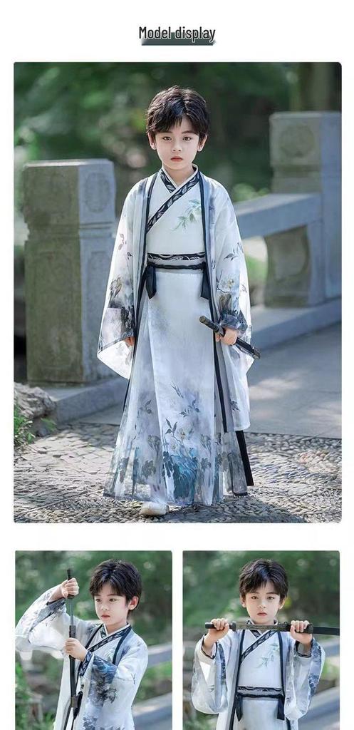 Boys' Autumn Ming Dynasty Style Hanfu: Ancient Chinese Tang Suit for Young Masters