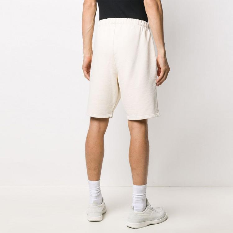 Amiparis Ss21 Heart Letter Embroidery Logo Sports Shorts Men shorts Off-White E21HJ328747-150