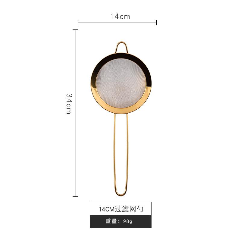 Stainless Steel Soy Milk Strainer Flour Oil Sieve Lattice Stainless Steel Bevelled Twill Kitchen Tool