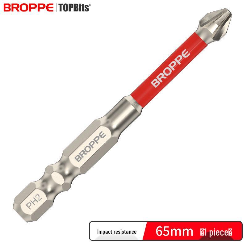 Impact-Resistant Magnetic Phillips Screwdriver Bit Set - High Torque, Non-Slip S2 for Electric Drills.