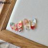 Cercei Dulci Curcubeu Fluture Aliaj Zinc Romantism Acrilic Trendy Cercei Stud Femei PD2242