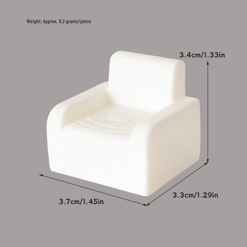 

Dollhouse Mini Sofa: Handmade DIY Chair Decoration for Home Scenes