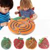 Kids Magnetic Maze Toys Kids Wooden Game Toy Wooden Intellectual  Board 