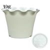 Functional Plant Containers for Study Large Flower Pots with Drainage Holes And Tray Saucers, Ruffled Edge Planter Anti-slip Indoor Outdoor