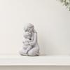 Figure Ornamentali Mamma e Bambino Stampate in 3D Stile Nordico Calde Sculture Madre-Figlio
