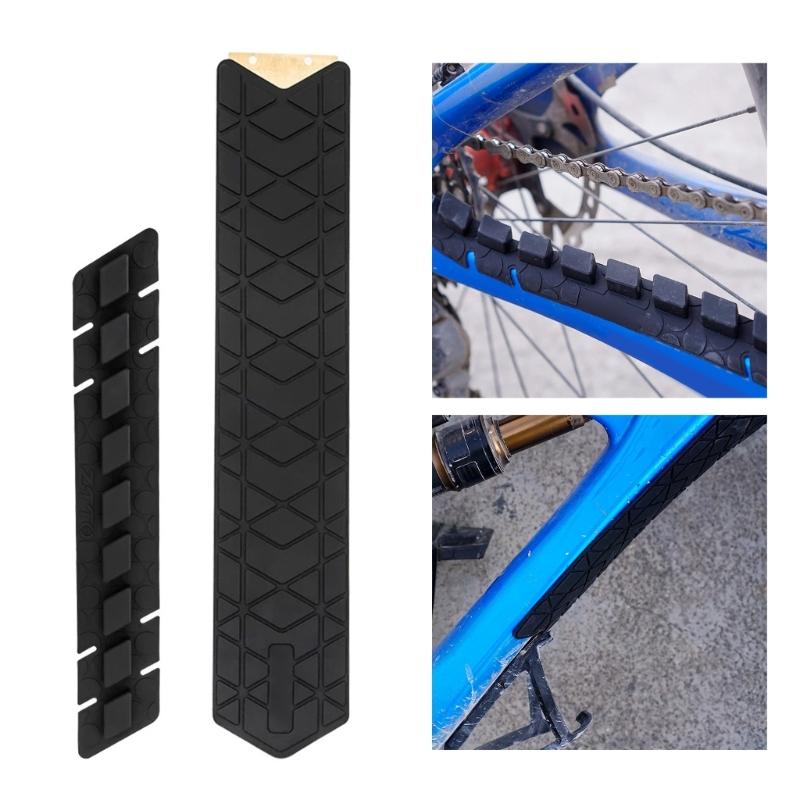 Road Bike Frames Protectors Bicycles Frames Chain Silicones Protective Guard Pad for Bicycles Frames