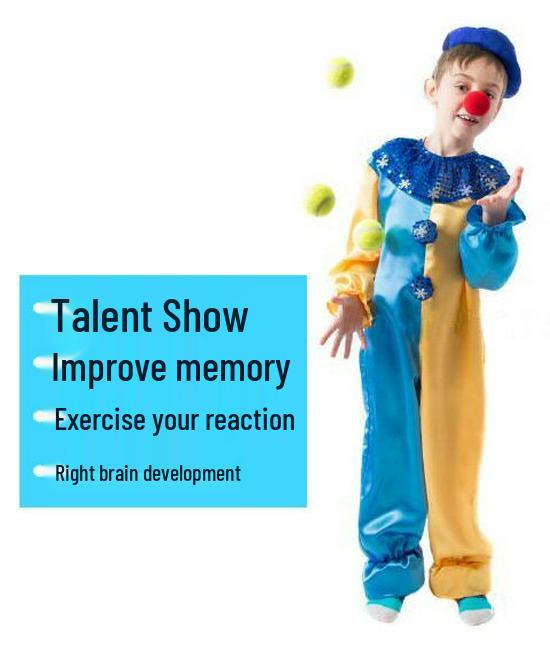 Children's Juggling Balls - Enhance Focus & Reaction, Develop Right Brain Skills, Clown Performance Hand Toss Balls, 5.5cm.