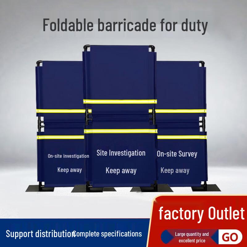 Portable PVC Folding Warning Barrier