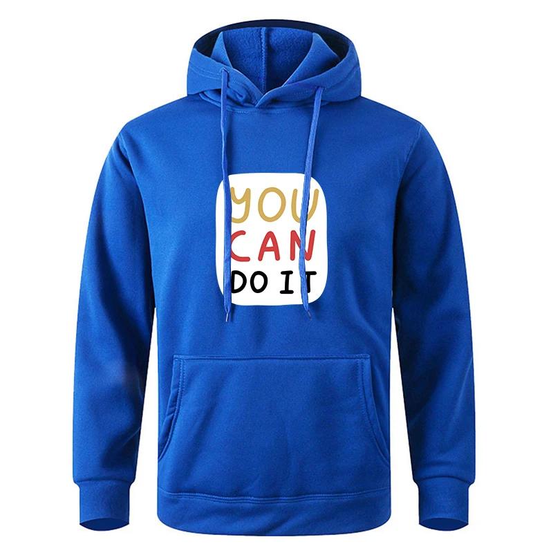 For Male And Women Spring Autumn Men's Oversize Casual Solid Color Black Pullover Hoodie Sweatshirt