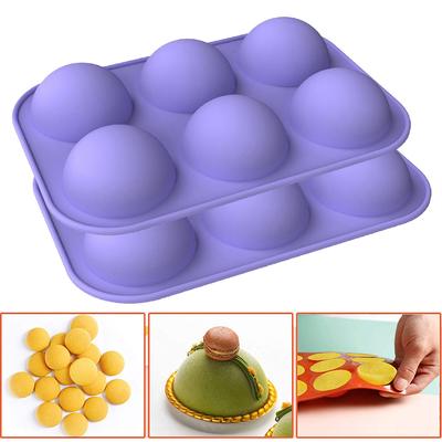 Half Ball Sphere Silicone Cake  Muffin Chocolate Cookie Baking Mould Decor