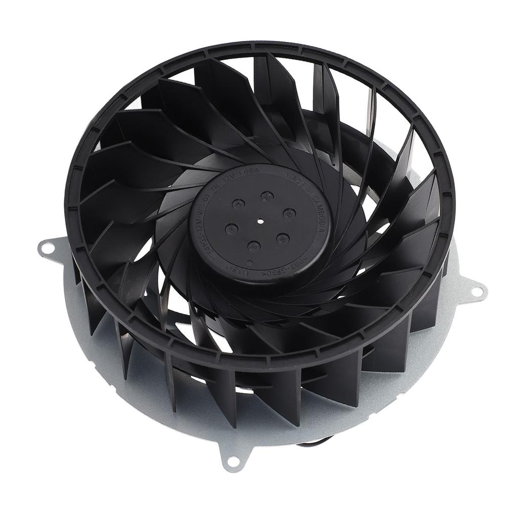 Internal Cooling Fan for PS5 Slim Console ABS Aluminium Alloy Efficient Heat Dissipation Quiet 19 Bl