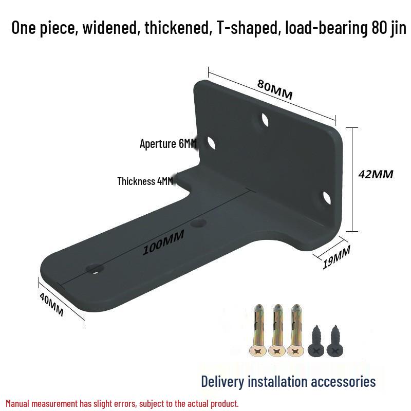 Soporte Triangular de Pared Invisible para Estantes de Escritorio o Mueble de TV